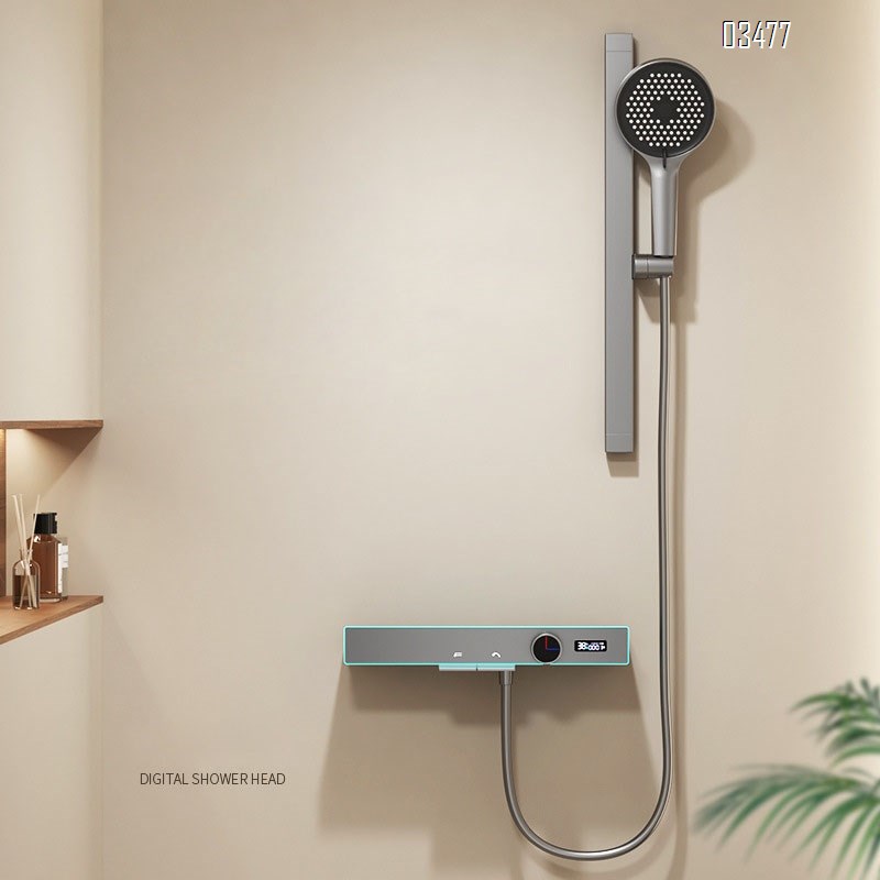 Full Brass shower head set; home use pressure increasing bathroom simple ceiling-less spray separate style toilet shower head