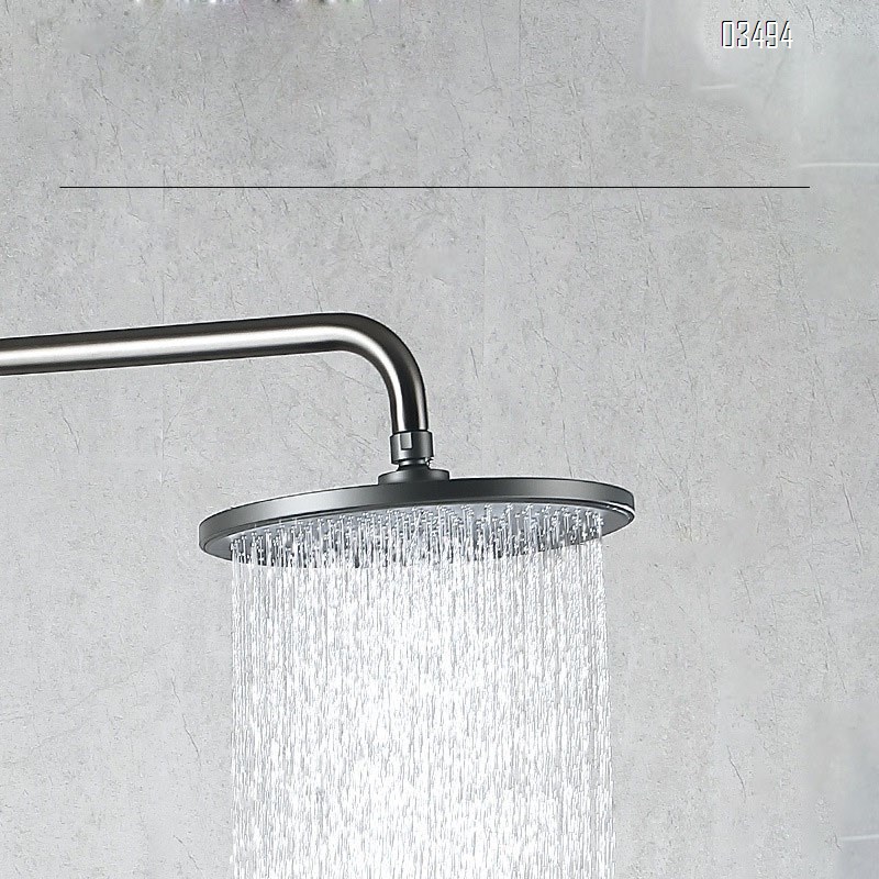 Gunmetal grey shower head set bathroom pressure spray gun a complete set of shower head set Tap