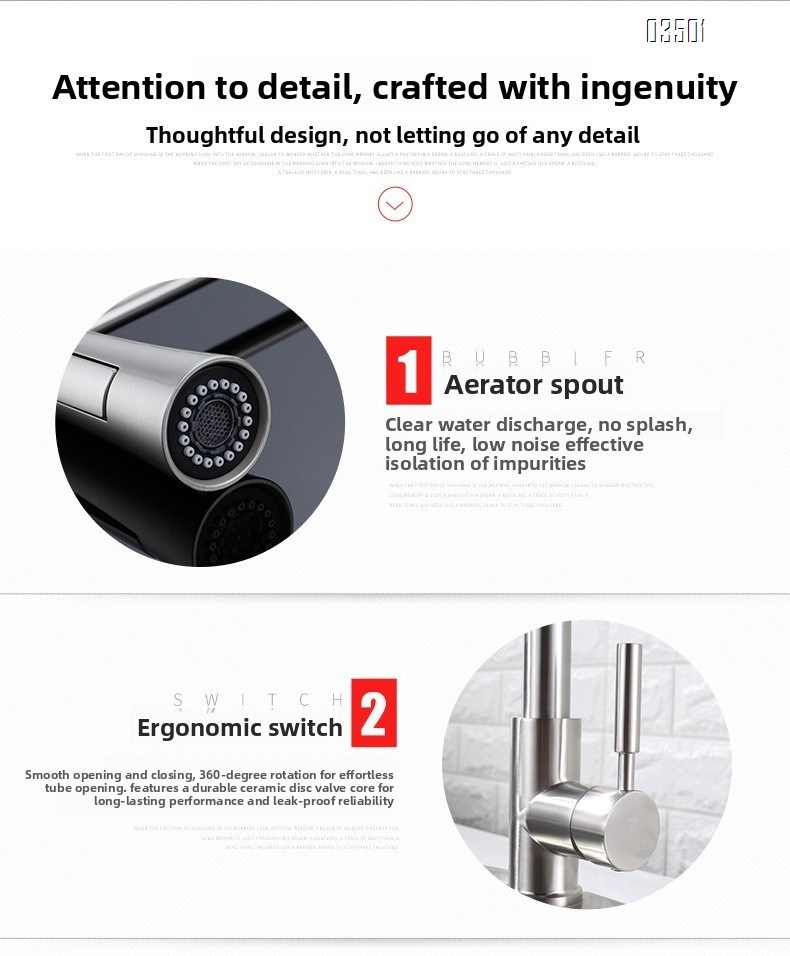 Kitchen Faucet with Pull Down Sprayer Brass Single Handle Pull Out Spring Sink Faucets Dual Function for Farmhouse Camper