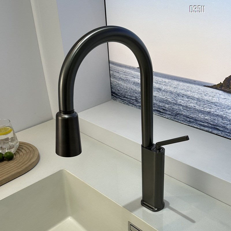 Stainless Steeel modern Kitchen sink water Best Faucets pull out Tap with cold and hot water for washing vegetables sink telescopic faucet