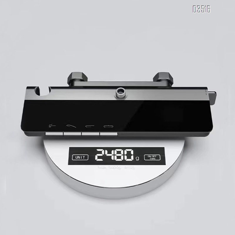 Themostatic Shower Head Set Spray Brass LED Ambient Light Rain Shower Constant Temperature Intelligent Digital Display Pressure Tap