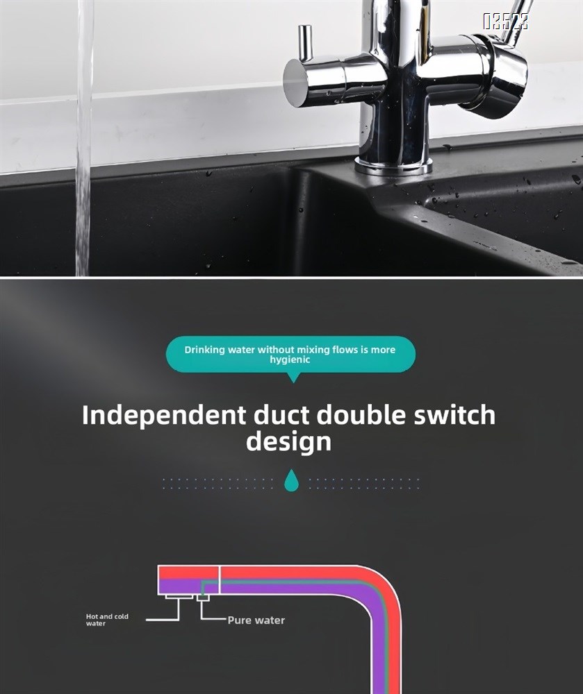 Chrome Kitchen Faucet with Pull-Out Sprayer, Modern Single Hole Kitchen Sink Faucet, Dual Handle, Brass