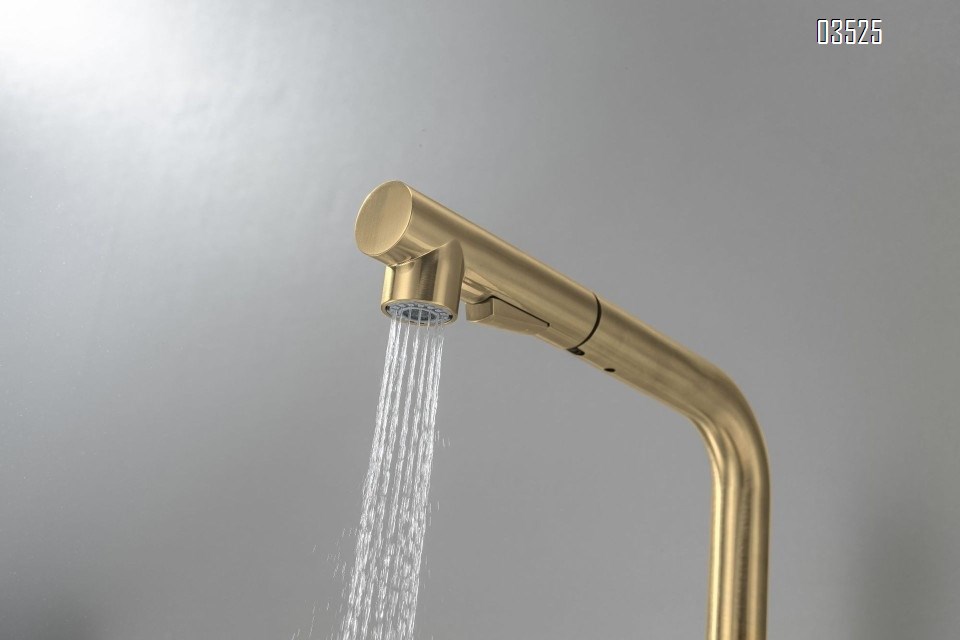 Kitchen Faucets with Pull Down Sprayer,  Stainless Steel, Single Handle Classic  Sink Faucet for Farmhouse Bar Laundry RV