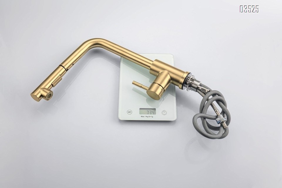 Kitchen Faucets with Pull Down Sprayer,  Stainless Steel, Single Handle Classic  Sink Faucet for Farmhouse Bar Laundry RV