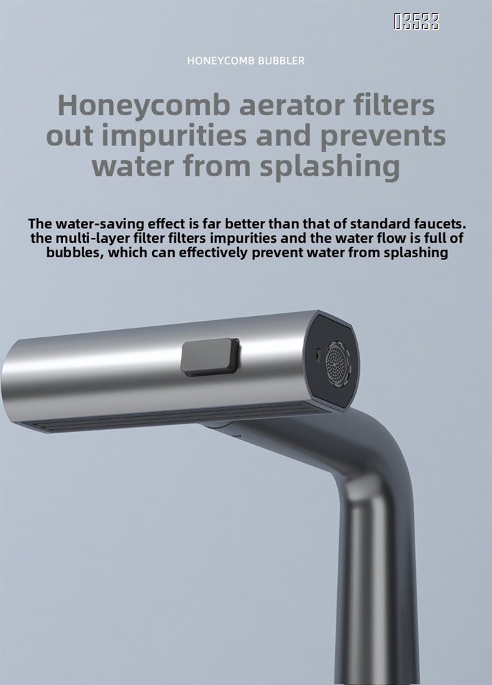 Modern Single-Hole  Pull Out Kitchen Sink Faucet Water Fall Mixer with Temperature Show Display for Hotels and Apartments