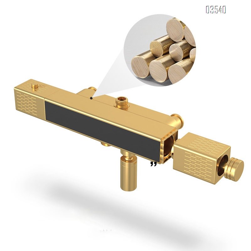 Digital temperature control shower head set Brass home use gun grey shower head Tap