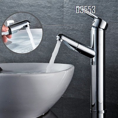 Single Handle   Sink Faucet Commercial Modern Design Sink Tap Low Arc Pull Out Wet Prep  Faucet for Kitchen Bathroom Basin Sink