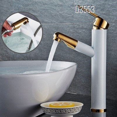 Single Handle   Sink Faucet Commercial Modern Design Sink Tap Low Arc Pull Out Wet Prep  Faucet for Kitchen Bathroom Basin Sink