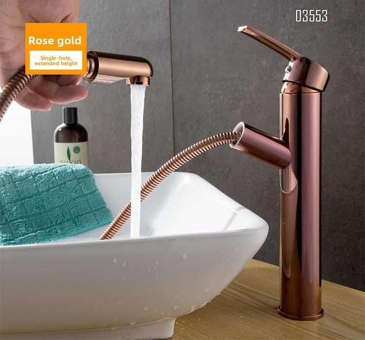 Single Handle   Sink Faucet Commercial Modern Design Sink Tap Low Arc Pull Out Wet Prep  Faucet for Kitchen Bathroom Basin Sink