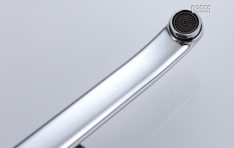 Modern Single Lever  Mixer Tap Long Neck with Single Handle and Ceramic Valve Core Brass Kitchen Faucet