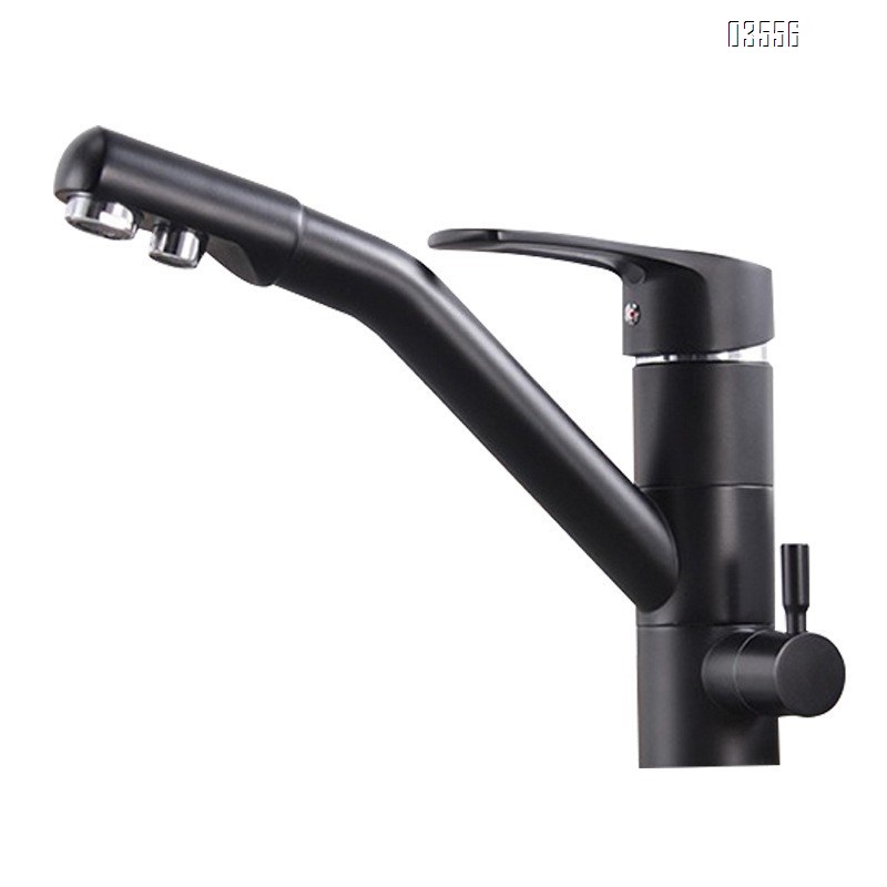 Dual Sprayer Drinking Water Tap Vessel Sink Mixer 360 Rotation Water Filter Tap Filtered Kitchen Sink Faucet