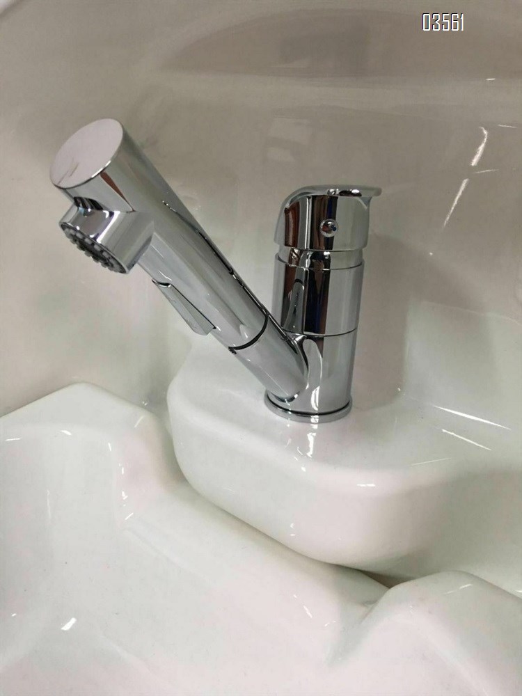 Pull Out Kitchen Faucet Hot & Cold Mixer Faucet Basin Faucet Single Handle Pull Out Down Sink Mixer Faucet