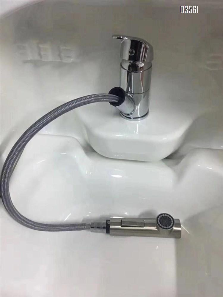 Pull Out Kitchen Faucet Hot & Cold Mixer Faucet Basin Faucet Single Handle Pull Out Down Sink Mixer Faucet