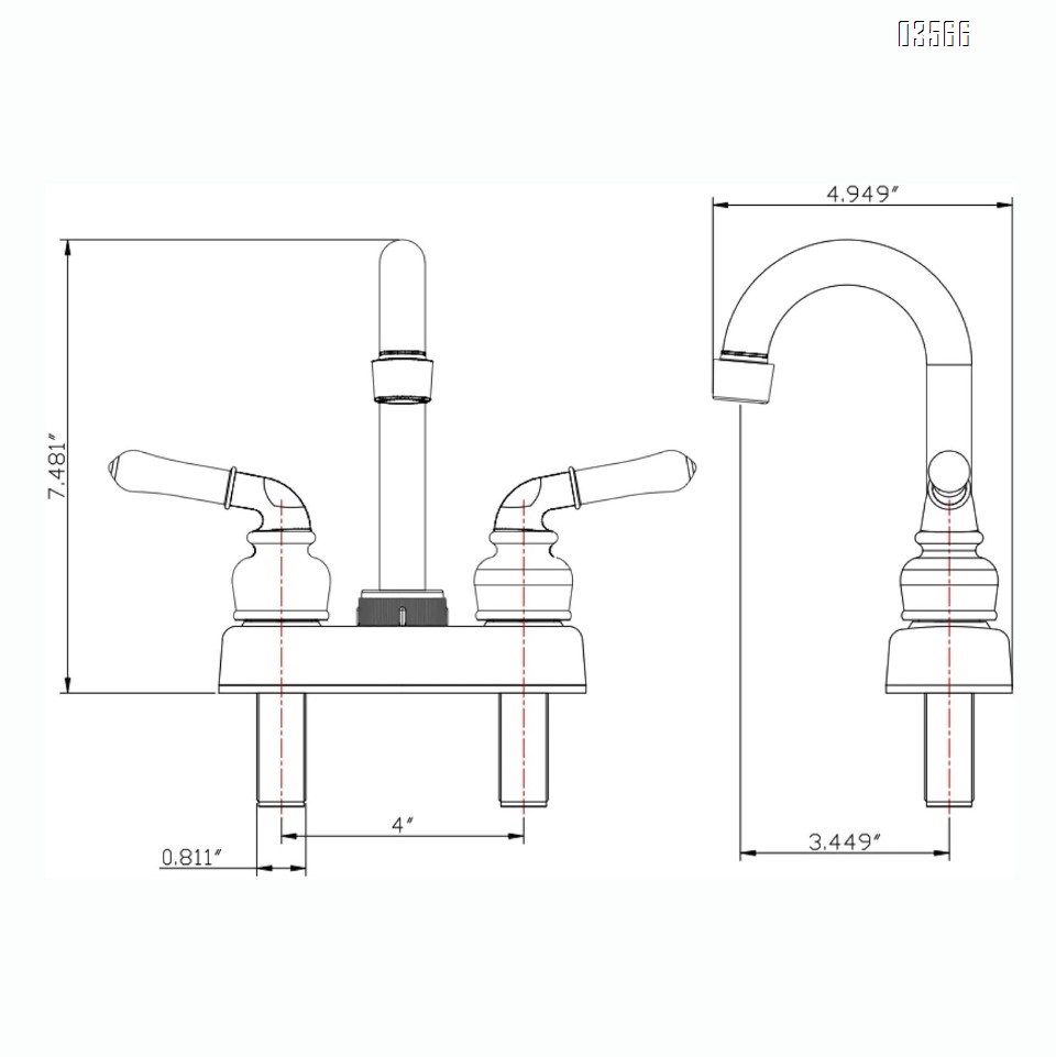 2 Handle  Centerset Basin Faucet Taps 2 Hole Hot and Cold Water Vanity Basin Mixer Bathroom Faucet