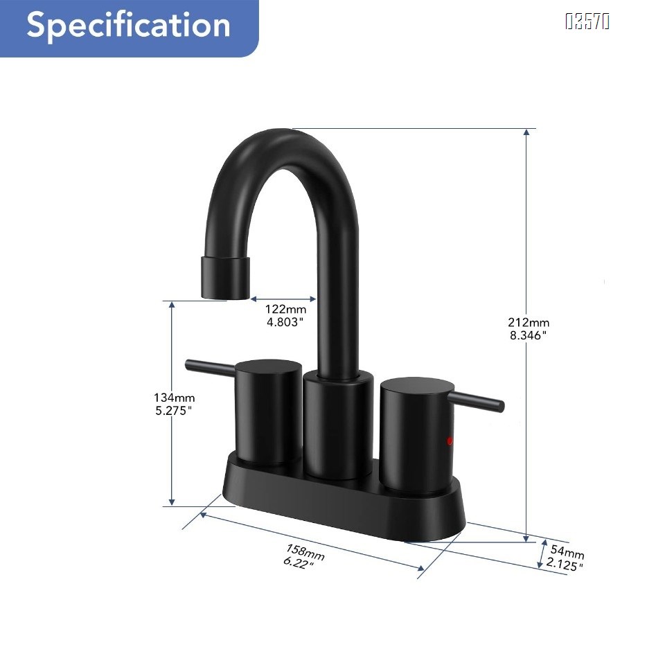 Modern Design High Arc Brushed Finish Kitchen Sink Faucet 2 Holes Kitchen Faucet with Side Sprayer