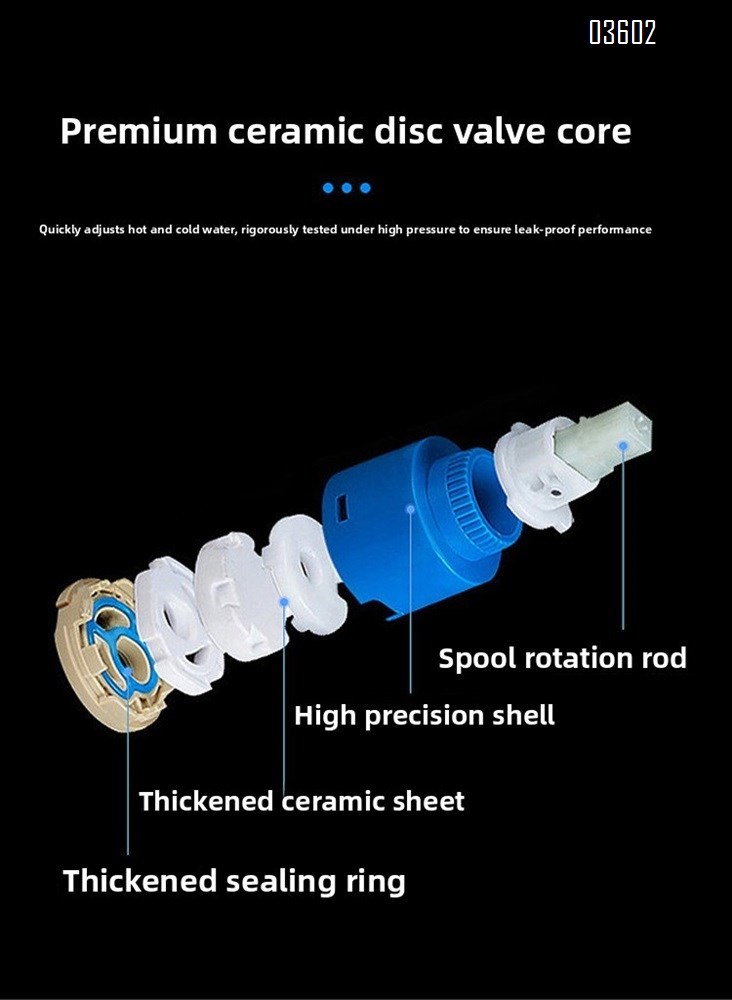 Modern Hand Deck Mounted Luxury  Wash Basin Faucet 2-Handle Widespread Basin Faucet Tap Mixer Faucet Bathroom