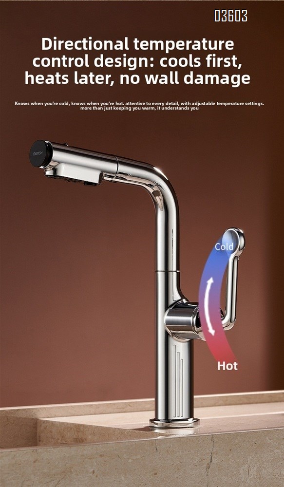 360° Swivel 3 Functions Pull Out Sprayer Kitchen Faucet Mixer Sink Taps Modern Kitchen Faucet Luxury Taps Brass Kitchen Taps