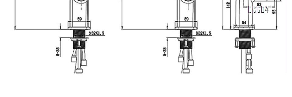 Modern Single-Handle Brass 360° Swivel  Kitchen Sink Faucet with Dual Functions Pull Out Sprayer Ceramic Valve Core Tap