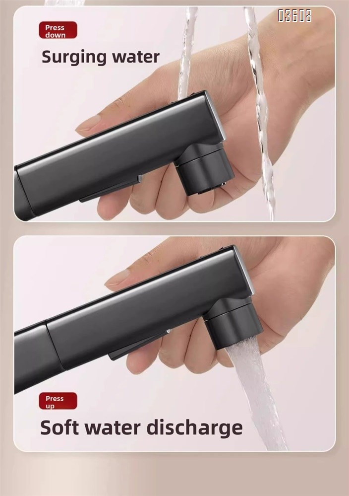 Modern Design 3- Spray Modes Pull Out Basin Faucet with Pipe Hot & Cold Mixer Taps for Bathroom Kitchen Sink