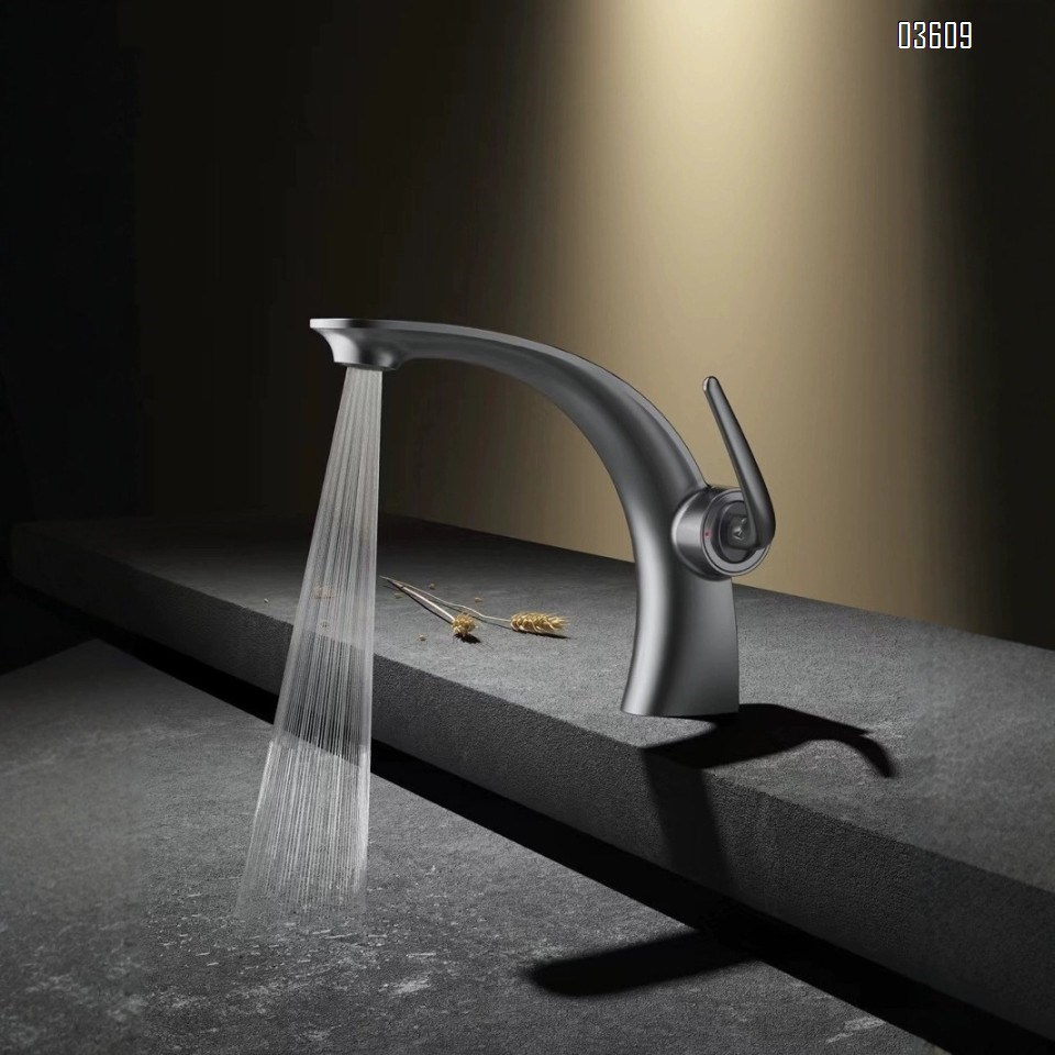 Modern Dual Function Brass Basin Faucet Hot Cold Chrome Single Handle Bathroom Sink  Basin Faucet Mixer Tap Wash Basin Faucet