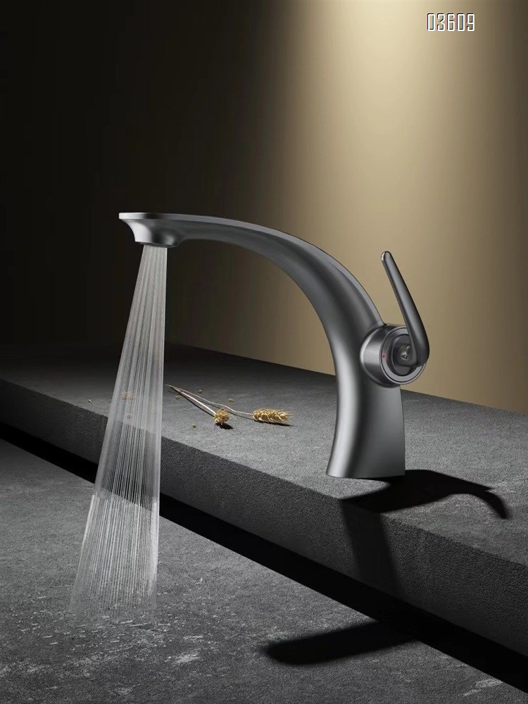 Modern Dual Function Brass Basin Faucet Hot Cold Chrome Single Handle Bathroom Sink  Basin Faucet Mixer Tap Wash Basin Faucet