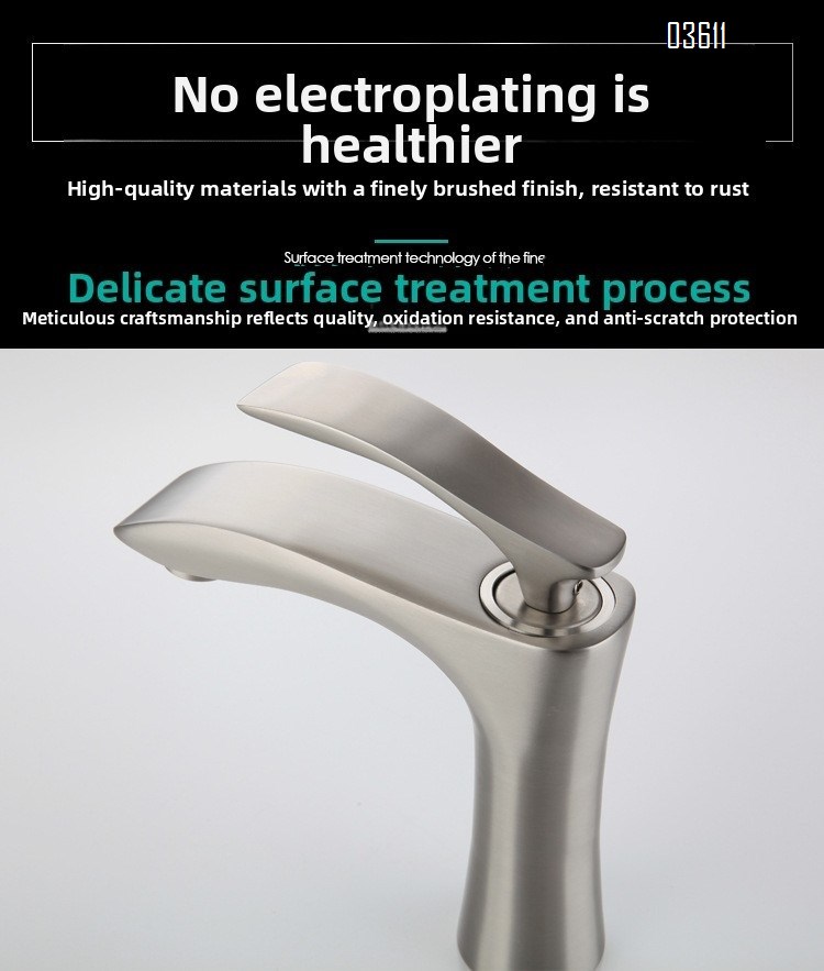 High Quality Washroom Basin Mixer Taps with Concealed Aerator Water Sink Mixer Faucet Deck Mounted Bathroom Faucet