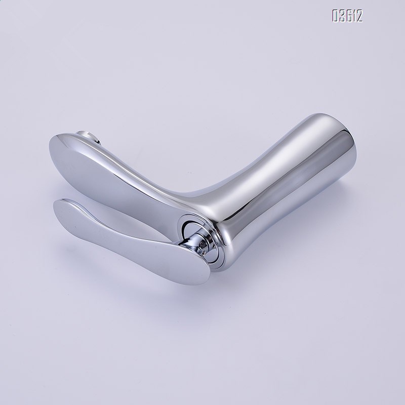 Chrome Waterfall Bathroom Faucet Lavatory Single Handle Brassl Bathroom Sink Faucet Washbasin Faucet for Bathroom