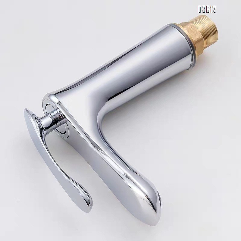 Chrome Waterfall Bathroom Faucet Lavatory Single Handle Brassl Bathroom Sink Faucet Washbasin Faucet for Bathroom