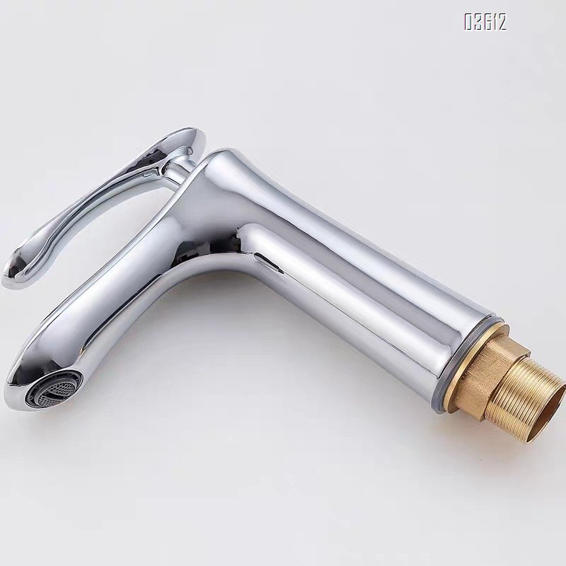 Chrome Waterfall Bathroom Faucet Lavatory Single Handle Brassl Bathroom Sink Faucet Washbasin Faucet for Bathroom