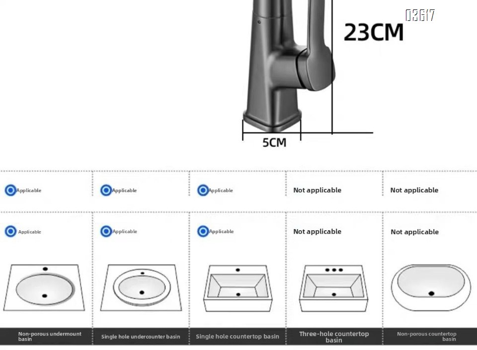 Modern Design Stainless Steel Basin Faucet Luxury  Aerated Water Head Hot & Cold Mixer 360 °swivel Basin Taps Single Handle