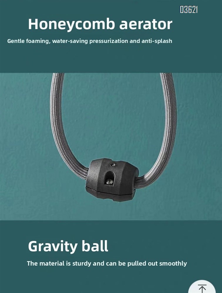 Modern Design Single Handle Kitchen Faucet Outdoor Laundry Bathroom Sink Faucets  Bar Tap Kitchen Faucets with Pull Out Sprayer with 60cm pipe