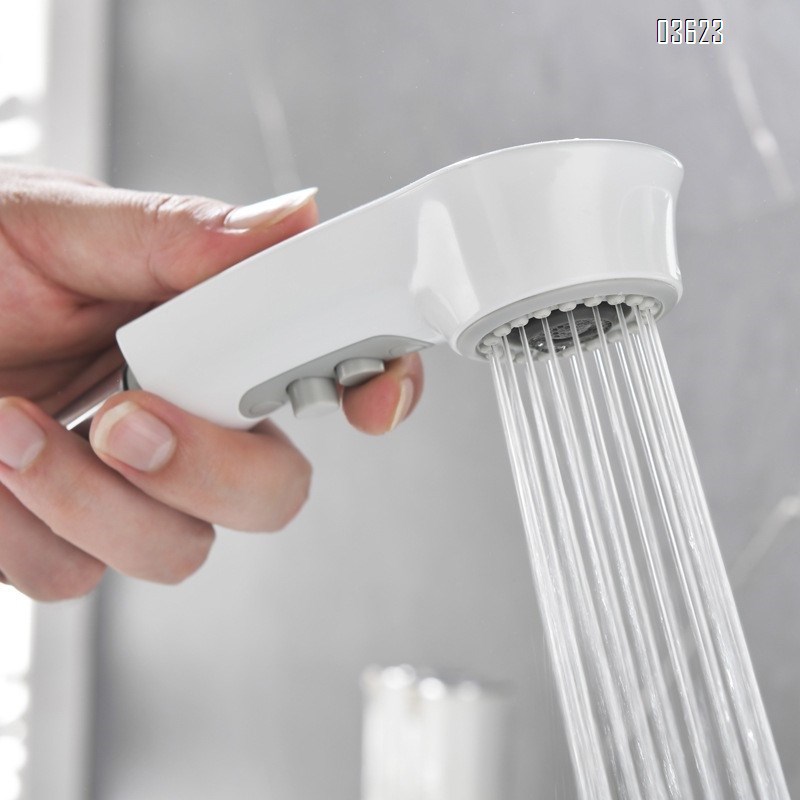 Modern White Brass Basin Faucet Dual Function  with Ceramic Core Pull-Out Hot & Cold Water for Kitchen Sink Bathroom Wash Basin