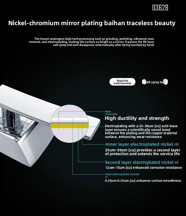 Chrome Basin Faucet Single Handle Single Hole Deck - Mounted Single Handle Hot and Cold Mixer Taps for Bathroom Basin