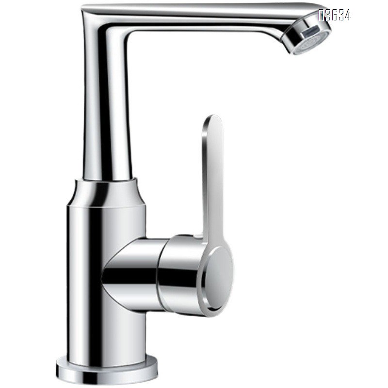 Modern Design Single Handle Basin Faucet 360° Rotatable  Aerated Water Ceramic Cartridge Hot and Cold Mixer Basin Tap