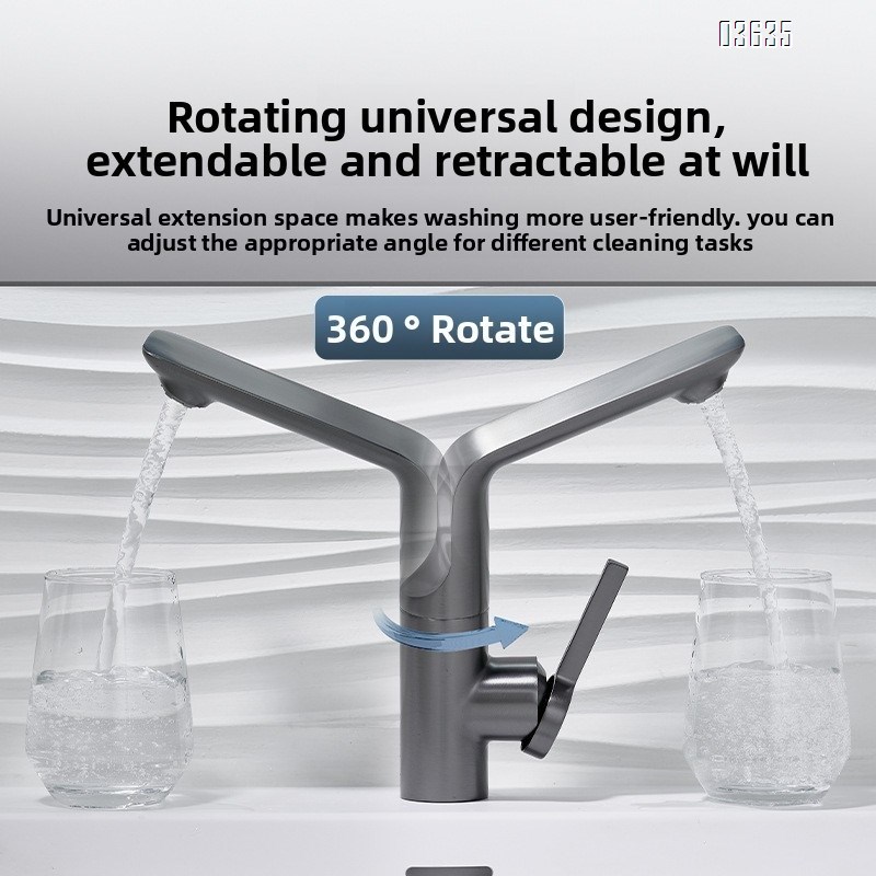 Modern Design Single Handle Basin Faucet Hot and Cold Mixer Basin Tap Decked Mounted with Ceramic Cartridge Wash Basin Faucet