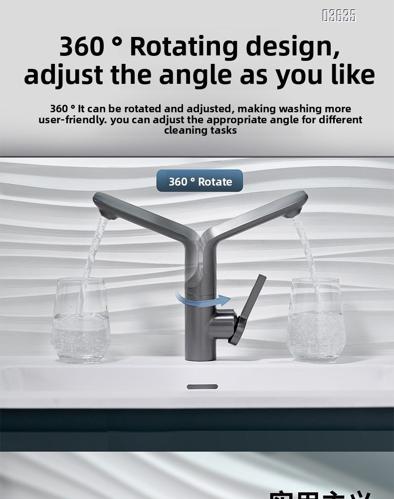 Modern Design Single Handle Basin Faucet Hot and Cold Mixer Basin Tap Decked Mounted with Ceramic Cartridge Wash Basin Faucet