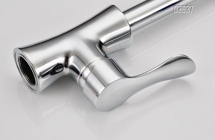 Kitchen Tap Hot&Cold Water Mixer Kitchen Faucet Single Handle Flexible Faucet Deck -mounted with Ceramic Valve Core