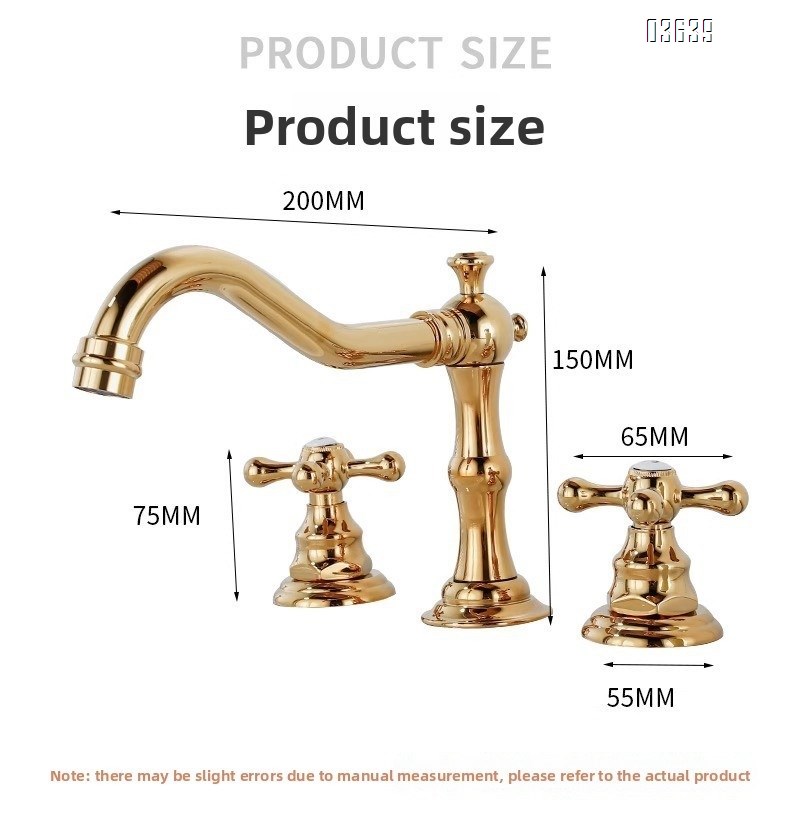 European Design Dual Handle 3 Holes Basin Faucet Deck Mounted Antique Brass Luxury Home Bathroom Antique Vanity Sink Faucet