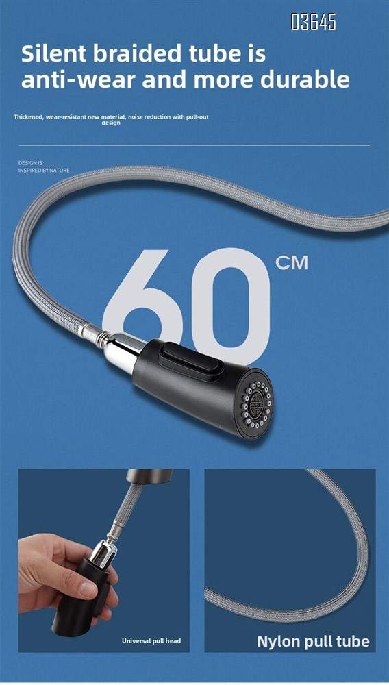 Single Handle 1 Hole Kitchen Faucet Deck Mounted Single Handle Gray Stainless Steel Luxury Bathroom Modern Vanity Sink Faucet