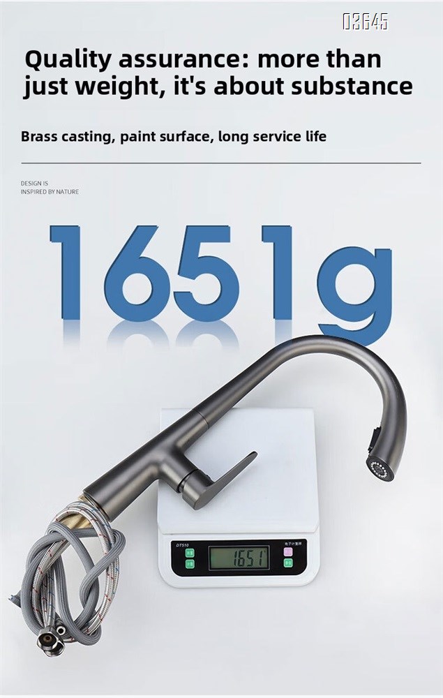 Single Handle 1 Hole Kitchen Faucet Deck Mounted Single Handle Gray Stainless Steel Luxury Bathroom Modern Vanity Sink Faucet