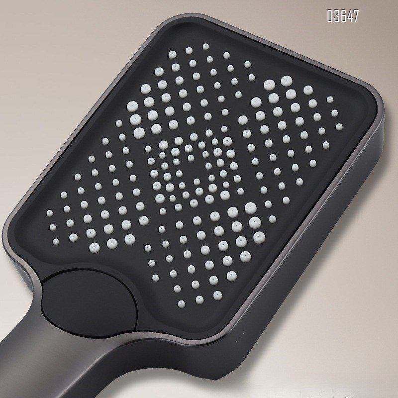 Concealed Shower Set with Digital Display Brass Bathroom Pressure-Boosting Shower Head, Shower Set with Ambient Light