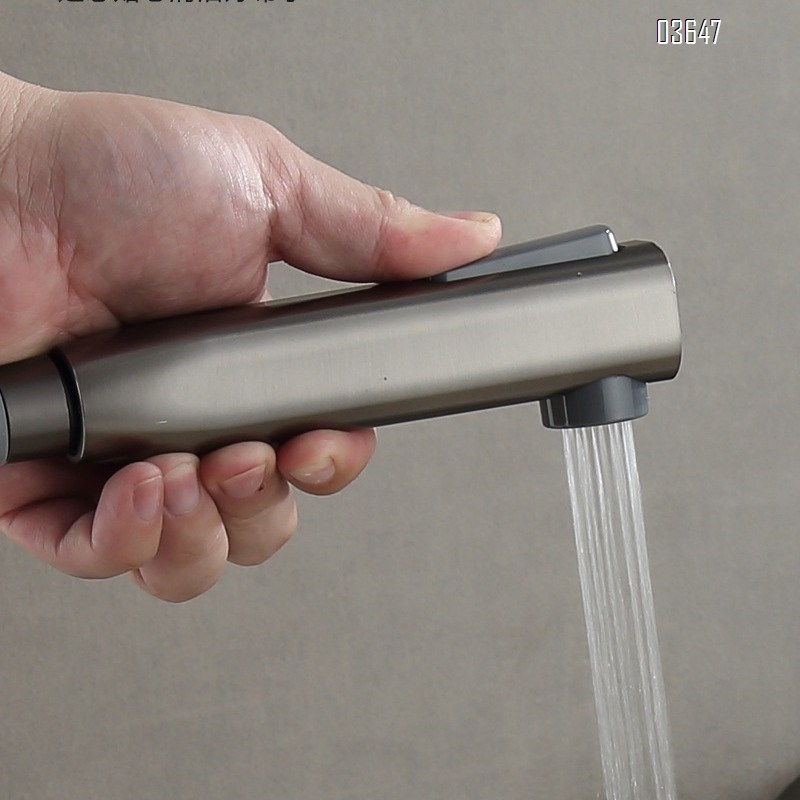 Concealed Shower Set with Digital Display Brass Bathroom Pressure-Boosting Shower Head, Shower Set with Ambient Light