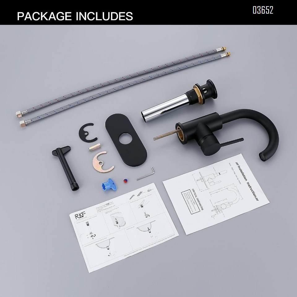 High Quality Single-Handle Stainless Steel Kitchen Faucet Hot and Cold Mixer Ceramic Cartridge Household Sink Tap with Strainer