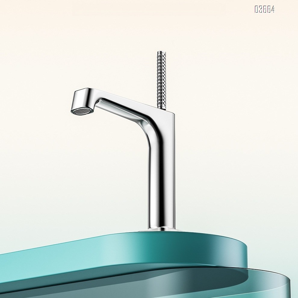 Luxury All-Brass Basin Faucet with Carved Handle Bathroom Sink Faucet for Hot and Cold Water Basin Faucets Mixer Tap