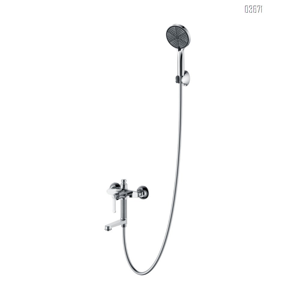 Best-selling shower set, simple bathtub faucet for hotel projects, handheld shower with hot and cold water pressure boost