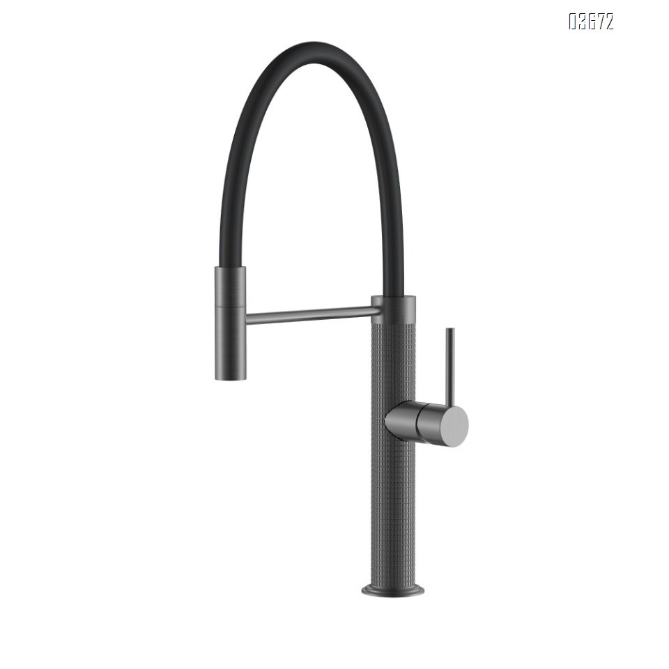 Universal rotating, pull-out kitchen faucet, hot and cold water faucet, all-Brass , extendable sink for washing vegetables, household