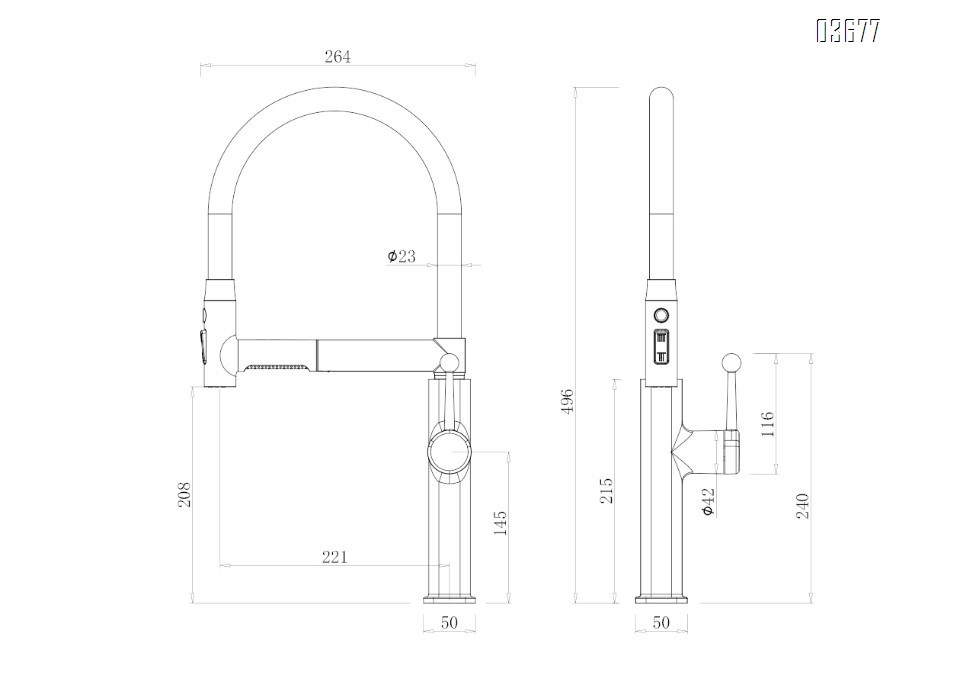 Gun Grey Kitchen Faucet Household Vegetable Washing Sink Magnetic Pull-out Omnidirectional Rotating Cold and Hot Dual-use Splash-proof Faucet