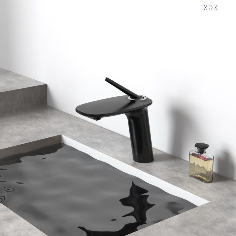 Gun gray pressurized splash-proof Basin sink faucet with hot and cold water for home use Basin Faucets Mixer Sink Tap