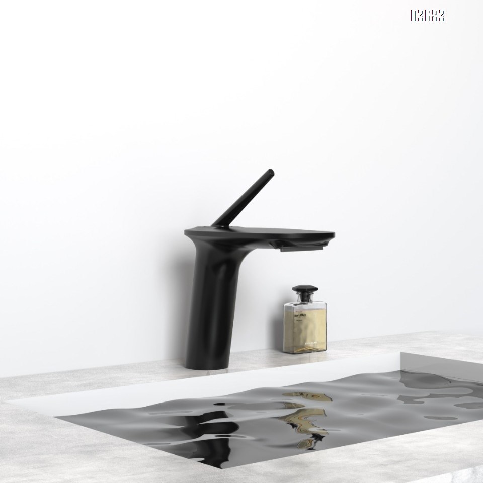 Gun gray pressurized splash-proof Basin sink faucet with hot and cold water for home use Basin Faucets Mixer Sink Tap