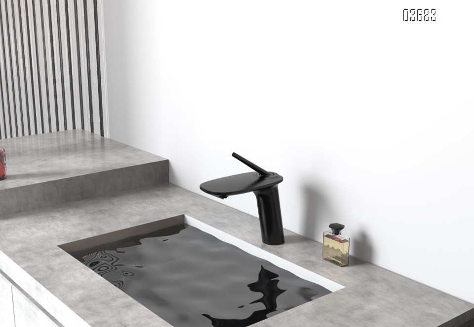 Gun gray pressurized splash-proof Basin sink faucet with hot and cold water for home use Basin Faucets Mixer Sink Tap